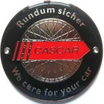 CASCAR Metallplakette